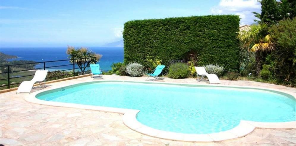Saint-Florent Villa Sleeps 6 Pool Wifi Extérieur photo